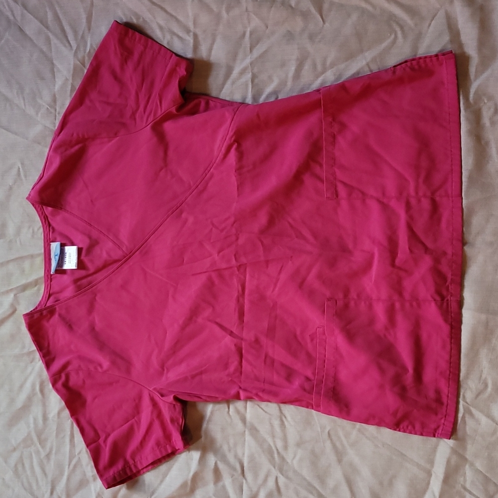 SB Pink Top Scrubs XS